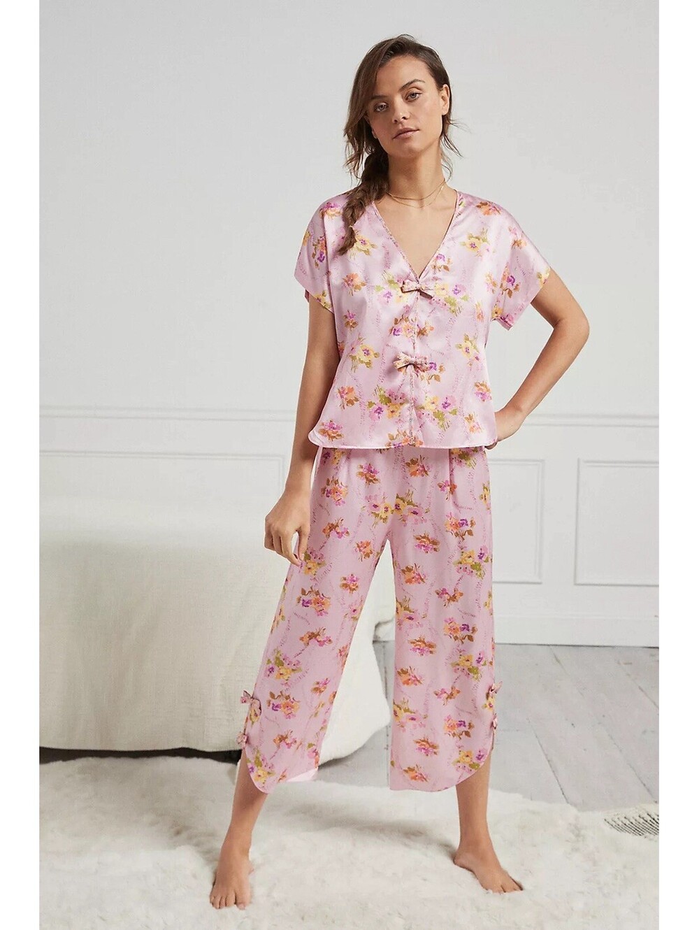 LoveShackFancy Joanie Morgan Lane Pajama Top